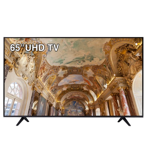 [리퍼] 메가TV 65인치(165cm) UHD 중소기업TV 대형 스탠드 티비 배송설치가능